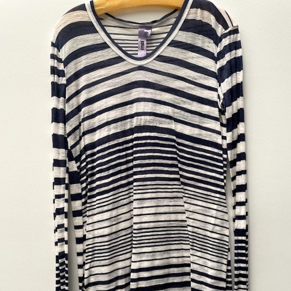 Wilt Long Sleeved Stripe T Shirt Dress
